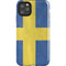 Sweden Flag Distressed iPhone 11 Pro Max Impact Case