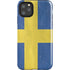 Sweden Flag Distressed iPhone 11 Pro Max Impact Case