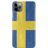 Sweden Flag Distressed iPhone 11 Pro Max Lite Case