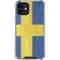 Sweden Flag Distressed iPhone 12 Mini Clear Case