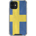 Sweden Flag Distressed iPhone 12 Mini Clear Case
