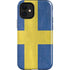 Sweden Flag Distressed iPhone 12 Mini Impact Case