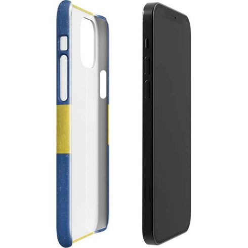 Sweden Flag Distressed iPhone 12 Mini Lite Case