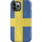 Sweden Flag Distressed iPhone 12 Pro Impact Case