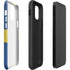 Sweden Flag Distressed iPhone 12 Pro Max Impact Case