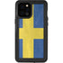 Sweden Flag Distressed iPhone 12 Pro Max Waterproof Case