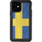 Sweden Flag Distressed iPhone 12 Waterproof Case