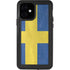 Sweden Flag Distressed iPhone 12 Waterproof Case