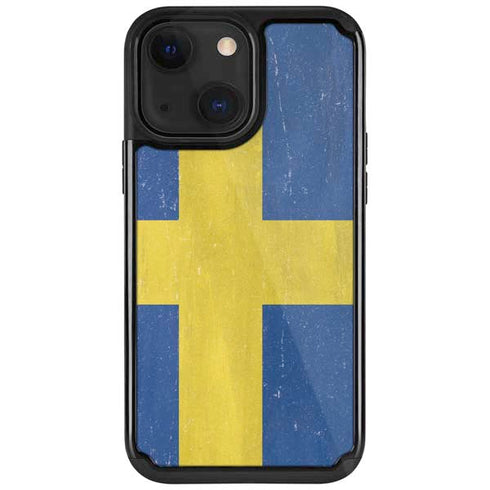 Sweden Flag Distressed iPhone 13 Cargo Case