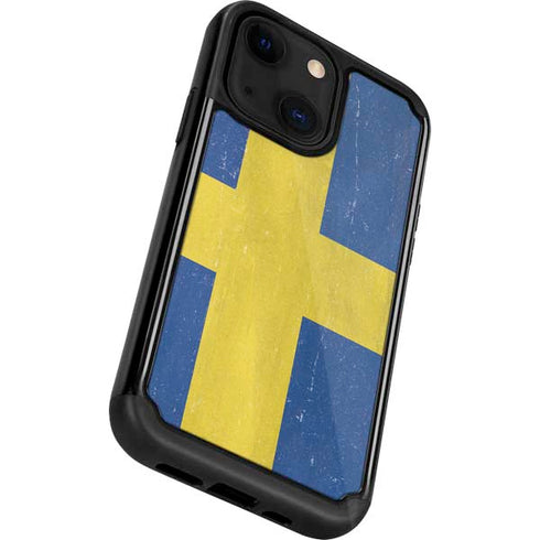 Sweden Flag Distressed iPhone 13 Cargo Case