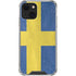 Sweden Flag Distressed iPhone 14 Clear Case