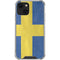 Sweden Flag Distressed iPhone 14 Plus Clear Case