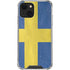 Sweden Flag Distressed iPhone 14 Plus Clear Case