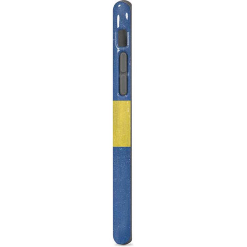 Sweden Flag Distressed iPhone 8 Pro Case