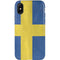 Sweden Flag Distressed iPhone X Pro Case