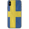 Sweden Flag Distressed iPhone X Skin
