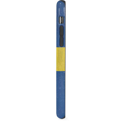 Sweden Flag Distressed iPhone XS Pro Case