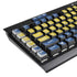 Sweden Flag Distressed K95 RGB PLATINUM Mechanical Gaming Keyboard Skin