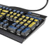 Sweden Flag Distressed K95 RGB PLATINUM Mechanical Gaming Keyboard Skin