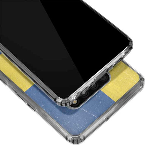 Sweden Flag Distressed LG Stylo 6 Clear Case
