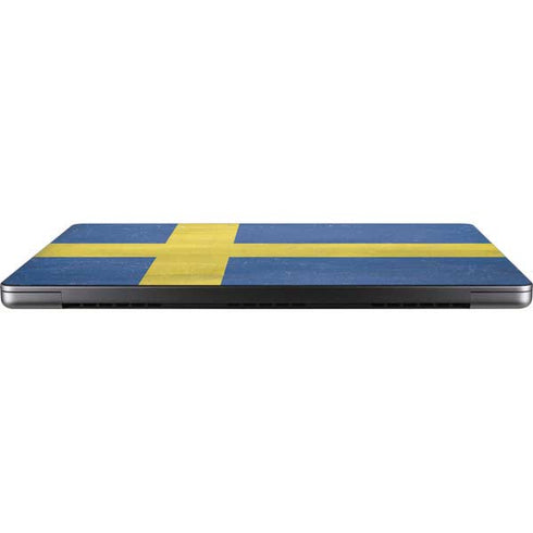 Sweden Flag Distressed MacBook Pro 14in (2021-24) Skin