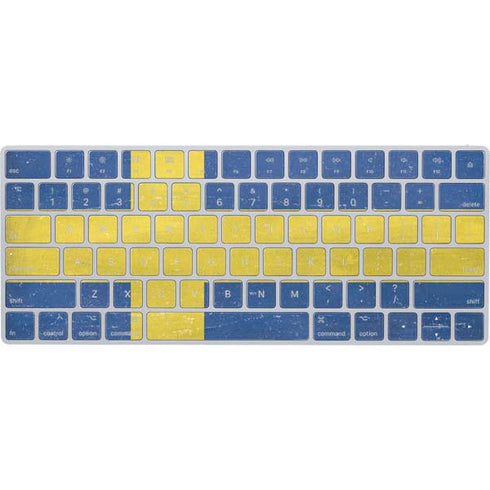 Sweden Flag Distressed Magic Keyboard Skin