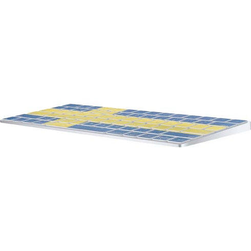 Sweden Flag Distressed Magic Keyboard Skin