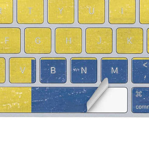 Sweden Flag Distressed Magic Keyboard Skin