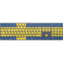 Sweden Flag Distressed Magic Keyboard with Numeric Keypad Skin