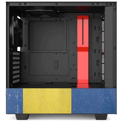 Sweden Flag Distressed NZXT H510 Compact ATX Mid-Tower Case Skin