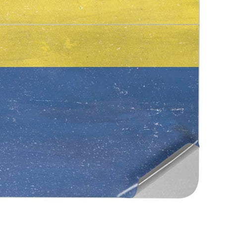 Sweden Flag Distressed Surface Laptop Studio Skin