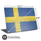 Sweden Flag Distressed Universal Laptop 15in (12.2 x 8.8in) Skin