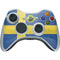 Sweden Flag Distressed Xbox 360 Wireless Controller Skin
