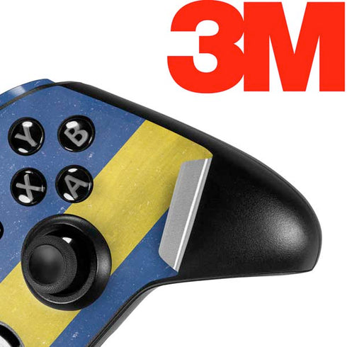 Sweden Flag Distressed Xbox One Elite Controller Skin