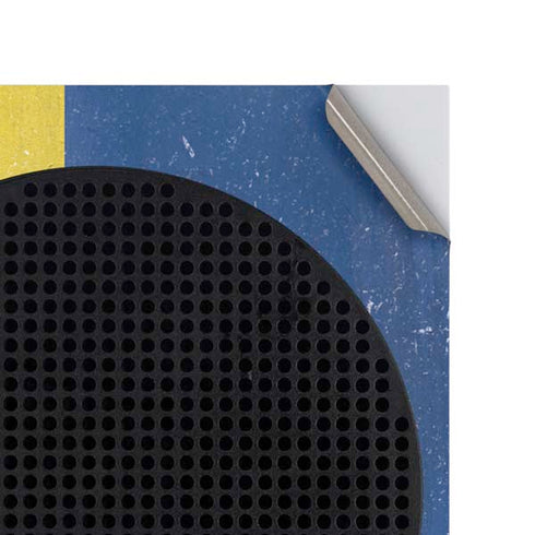Sweden Flag Distressed Xbox Series S Console Skin