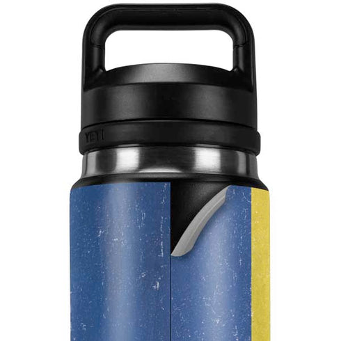 Sweden Flag Distressed YETI Rambler 26oz Bottle Skin