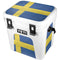 Sweden Flag Distressed YETI Roadie 24 Hard Cooler Skin