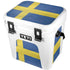 Sweden Flag Distressed YETI Roadie 24 Hard Cooler Skin