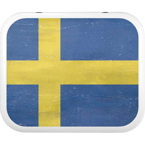 Sweden Flag Distressed YETI Roadie 24 Hard Cooler Skin