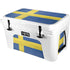 Sweden Flag Distressed YETI Tundra 45 Hard Cooler Skin