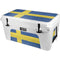 Sweden Flag Distressed YETI Tundra 65 Hard Cooler Skin
