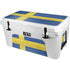 Sweden Flag Distressed YETI Tundra 65 Hard Cooler Skin