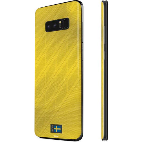 Sweden Soccer Flag Galaxy Note 8 Skin