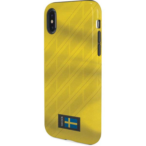 Sweden Soccer Flag iPhone X Pro Case