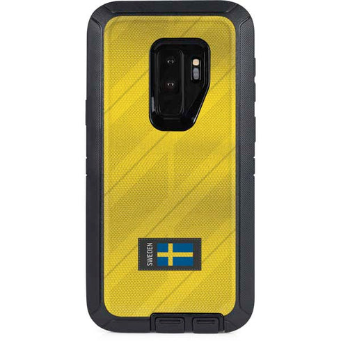 Sweden Soccer Flag Otterbox Defender Galaxy Skin