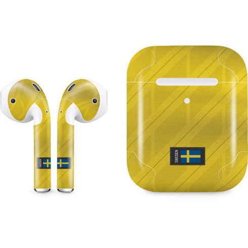 Sweden Soccer Flag Apple AirPods 2 Skin