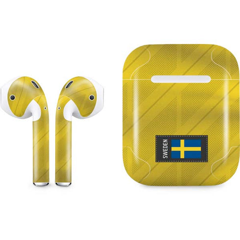 Sweden Soccer Flag Apple AirPods Skin
