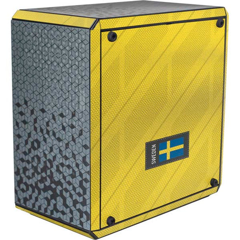 Sweden Soccer Flag Cooler Master MasterBox Q300L Mini Tower Skin