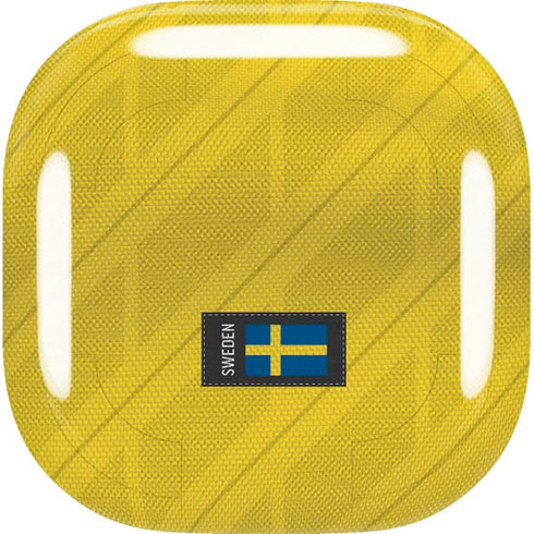 Sweden Soccer Flag Galaxy Buds Live Skin