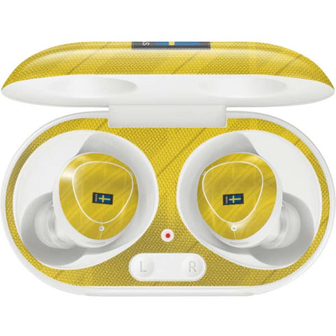 Sweden Soccer Flag Galaxy Buds Plus Skin